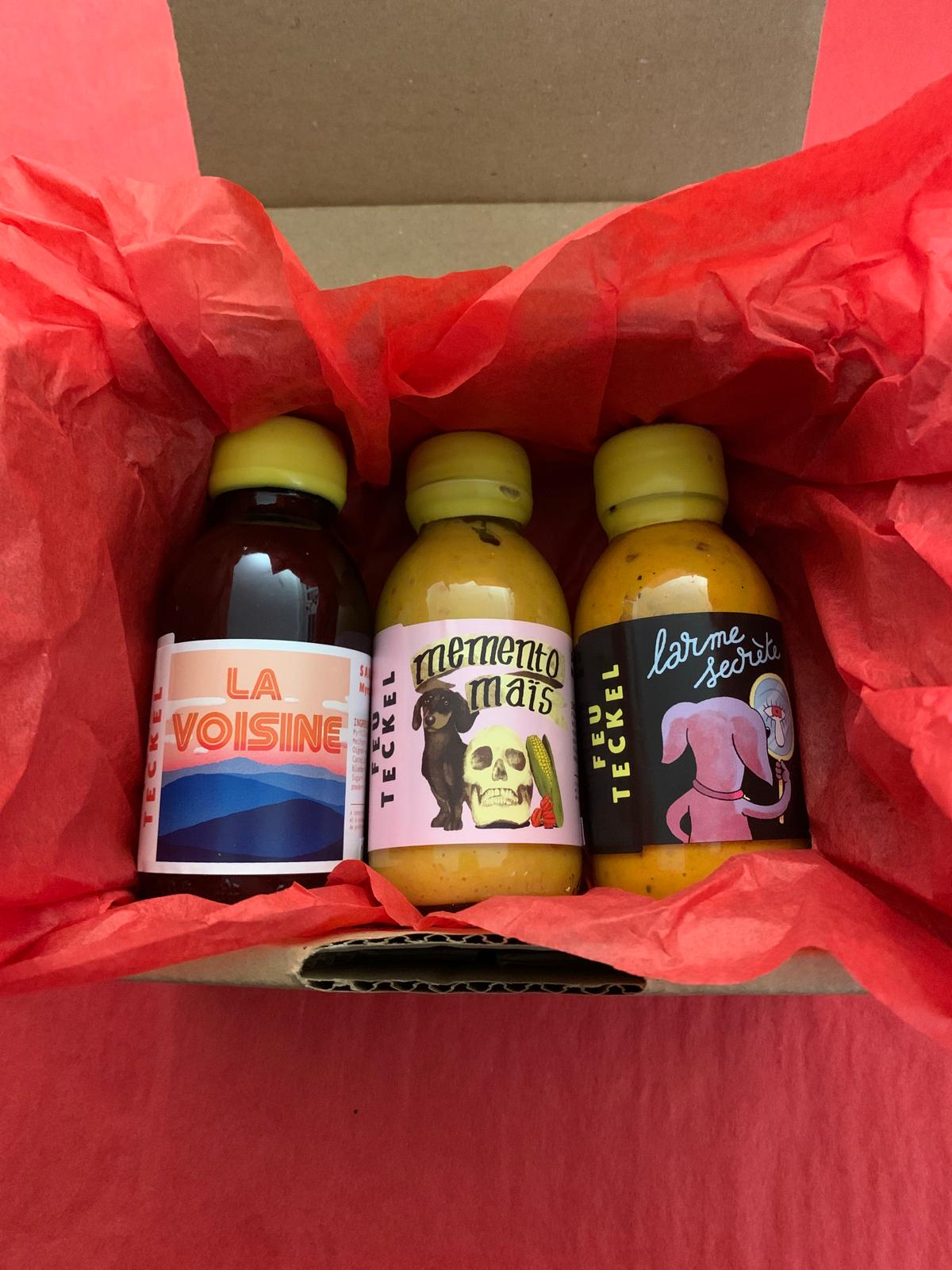 Coffret 3 sauces